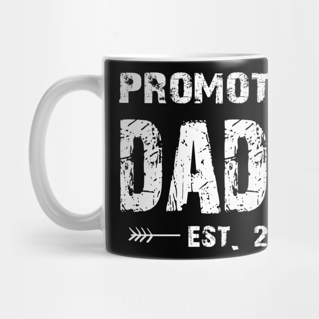 Promoted To Daddy Shirt 2019 First Time New Dad Mens Gift by uglygiftideas